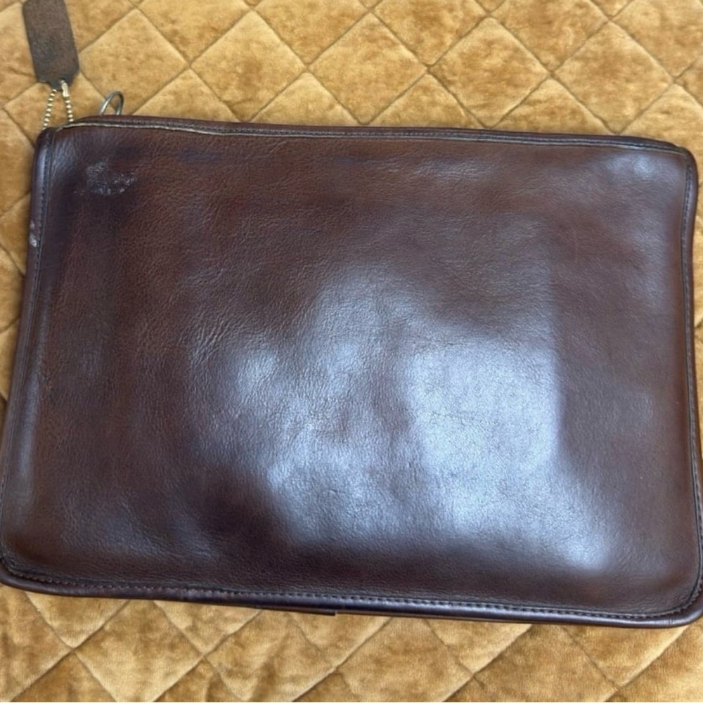 1970s Coach NYC Leather Portfolio-style #5040